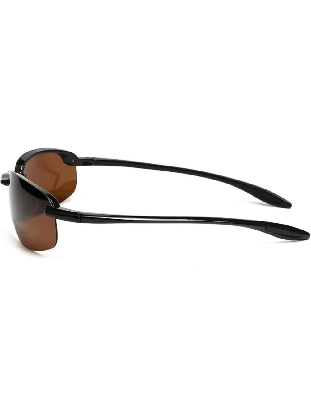 Polarized Sports Sunglasses for Men & Women | TR90 Rimless Wrap Around Frame for
